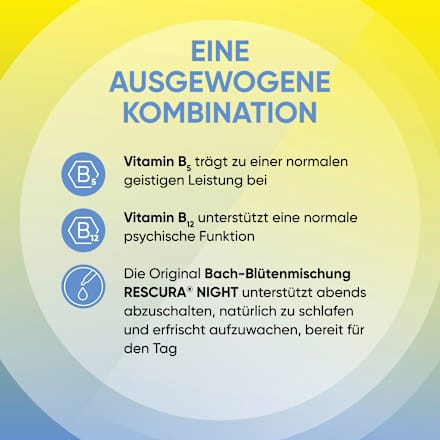 Bachblüten Nachtruhe Tropfen Bach RESCURA