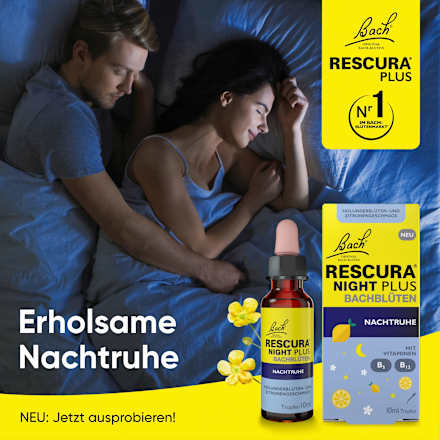Bachblüten Nachtruhe Tropfen Bach RESCURA