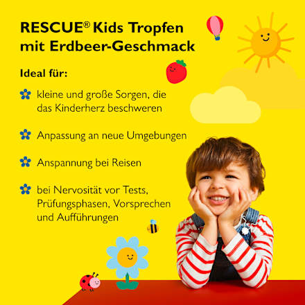 Rescue Tropfen Kids Erdbeere Bach RESCUE