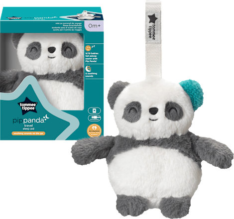 Einschlafhilfe wiederaufladbar für unterwegs, Pip der Panda Tommee Tippee