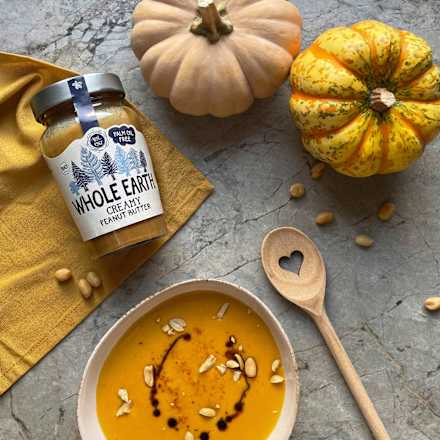 Erdnussbutter, Creamy Peanut Butter WHOLE EARTH