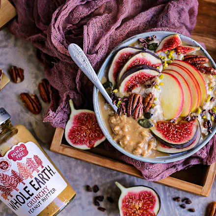 Erdnussbutter, Crunchy Peanut Butter WHOLE EARTH