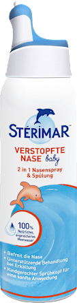 Verstopfte Nase Baby Nasenspray und Spülung STÉRIMAR