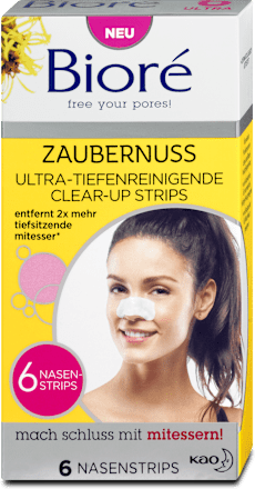 Zaubernuss Ultra-tiefenreinigende Clear-Up Stripes Bioré