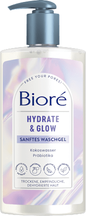 Hydrate & Glow Sanftes Waschgel Bioré