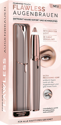 Gesichtshaarentferner, Präzisionstrimmer Augenbrauen Finishing Touch Flawless