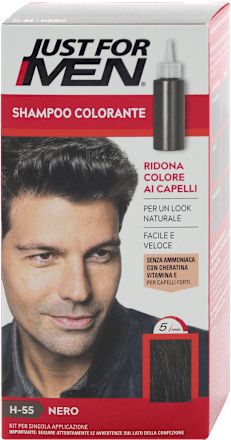 Shampoo Colorante Nero Naturale JUST FOR MEN