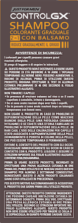 Shampoo e Balsamo 2in1 ControlGX JUST FOR MEN