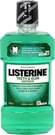 Вода за уста Teeth&Gum Defence, Fresh Mint LISTERINE