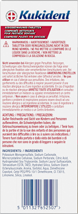 Gebissreiniger Tabs Langanhaltende Frische Milde Minze Kukident