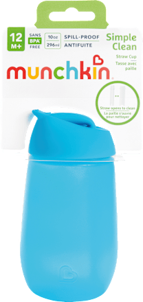 Trinkhalmbecher blau, 296 ml  munchkin