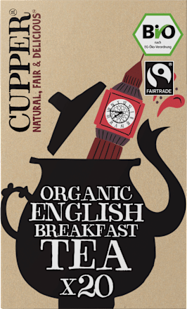 Schwarzer Tee Organic English Breakfast Cupper