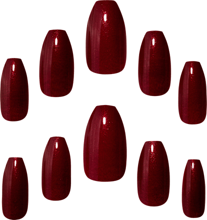 Künstliche Nägel Steel The Night Elegant Touch