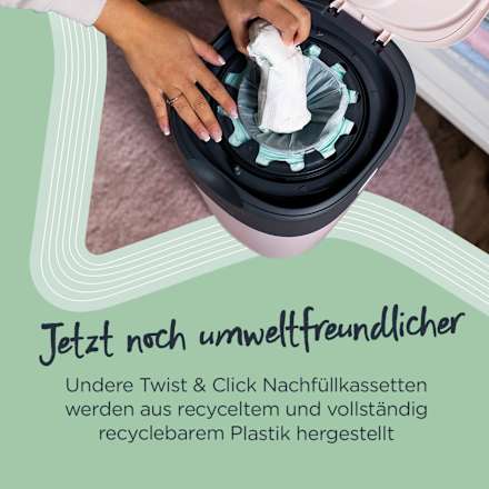 Windeleimer Twist & Click Sangenic weiß Tommee Tippee