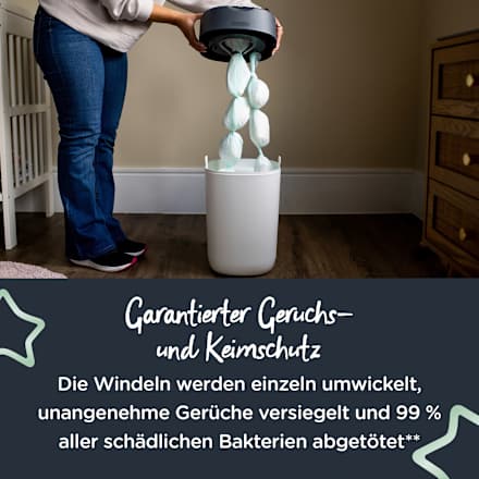 Nachfüllkassetten für Windeleimer Twist & Click und Sangenic Tec Tommee Tippee
