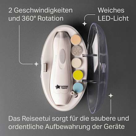 Elektrischer Baby-Nagelfeilen-Trimmer Tommee Tippee