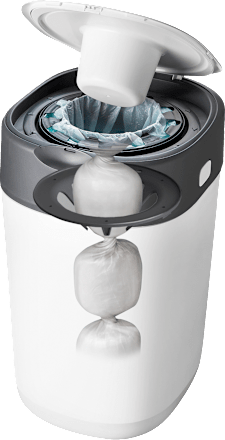 Windeleimer Twist & Click Sangenic weiß Tommee Tippee
