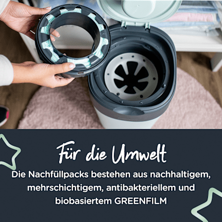Nachfüllkassetten für Windeleimer Twist & Click und Sangenic Tec Tommee Tippee