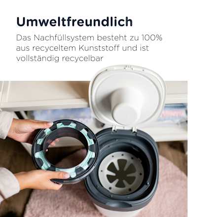 Windeleimer Twist & Click Sangenic weiß Tommee Tippee