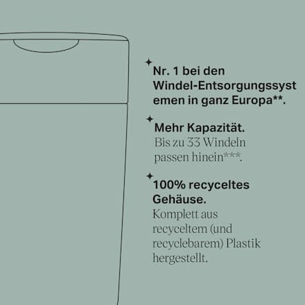 Windeleimer Twist & Click, grün Tommee Tippee