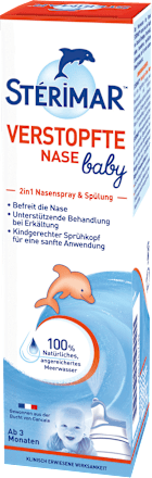 Verstopfte Nase Baby Nasenspray und Spülung STÉRIMAR
