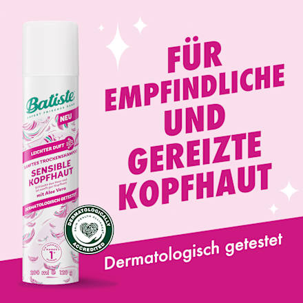 Trockenshampoo Sensible Kopfhaut leichter Duft Batiste