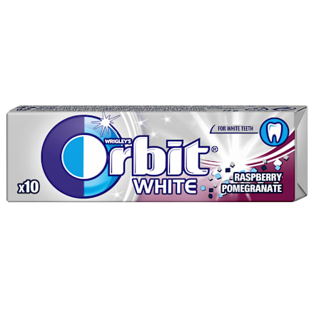 White Дъвки дражете нар и малина Orbit