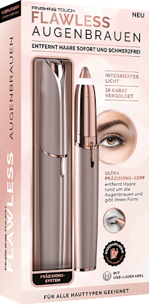 Gesichtshaarentferner, Präzisionstrimmer Augenbrauen Finishing Touch Flawless