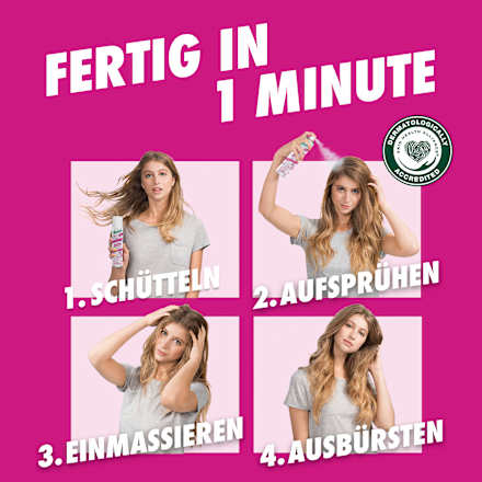 Trockenshampoo Sensible Kopfhaut leichter Duft Batiste