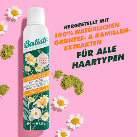 Trockenshampoo Naturally Grüner Tee & Kamille Batiste