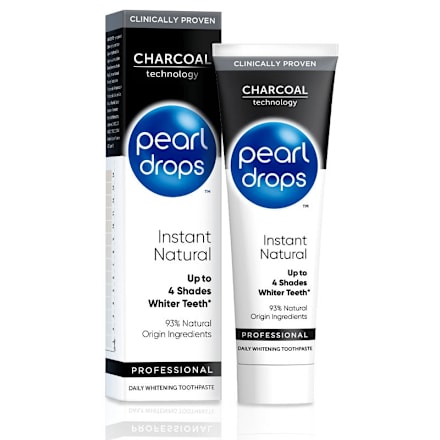 Избелваща паста за зъби с активен въглен pearl drops