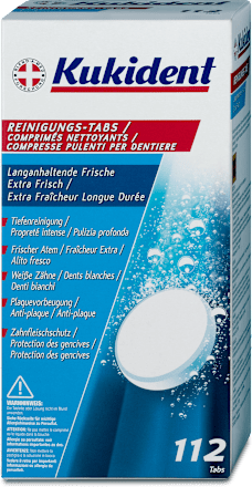 Gebissreiniger Tabs für Zahnprothesen Kukident
