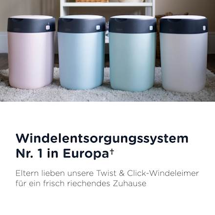 Windeleimer Twist & Click Sangenic, weiß Tommee Tippee