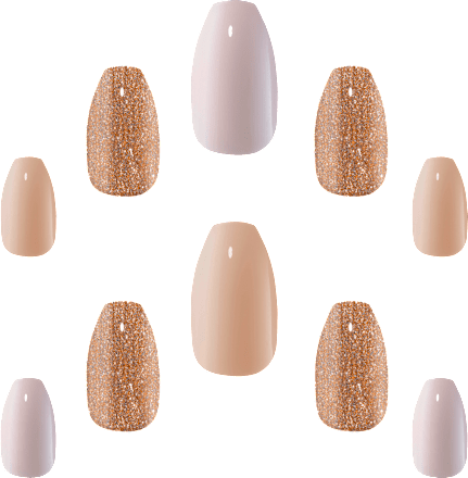 Künstliche Nägel Luxe Looks Fashionably Latte Elegant Touch