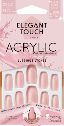 Künstliche Nägel Acrylic Lucious Lychee Elegant Touch