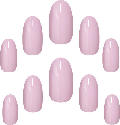Künstliche Nägel Mauve Madness Oval Elegant Touch