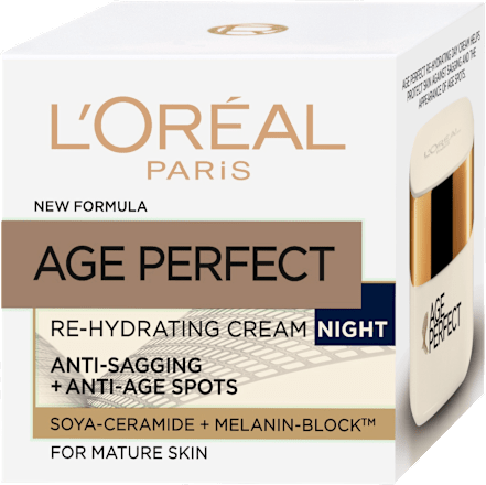 Rehydratačný nočný pleťový krém Age Perfect L'ORÉAL PARiS