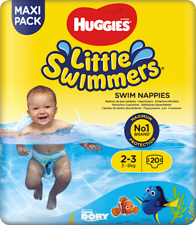 Schwimmwindeln Gr. 2/3 (3-8 kg), Maxi Pack Huggies Little Swimmers