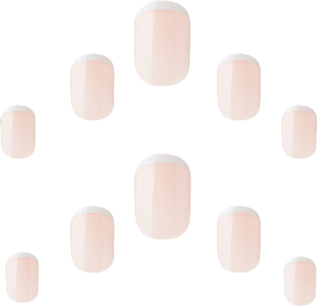 Künstliche Nägel Salon French 114  Elegant Touch