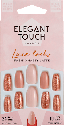 Künstliche Nägel Luxe Looks Fashionably Latte Elegant Touch