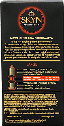 Prezerwatywy nielateksowe Large SKYN