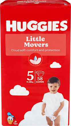 pleny Little Movers, velikost 5 Huggies