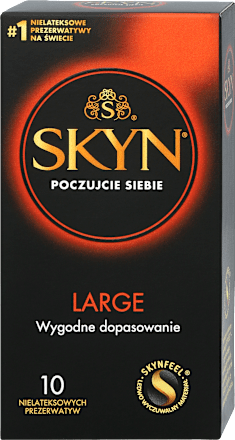 Prezerwatywy nielateksowe Large SKYN