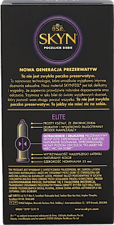 Prezerwatywy nielateksowe Elite SKYN