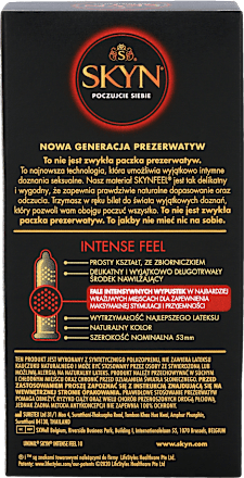 Prezerwatywy nielateksowe INTENSE FEEL SKYN