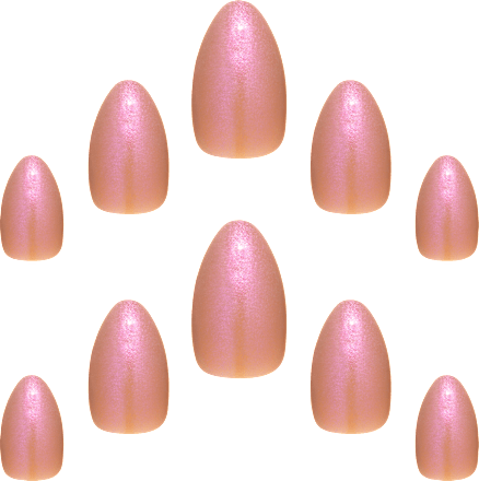 Künstliche Nägel Gel Finish Chocolate Glaze Elegant Touch