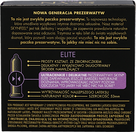 Prezerwatywy nielateksowe Elite SKYN