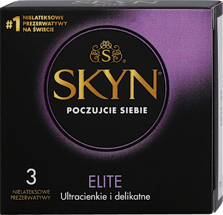 Prezerwatywy nielateksowe Elite SKYN