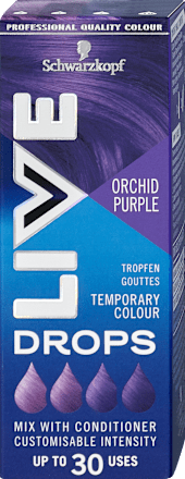 Temporäre Haarfarbtropfen - Orchid Purple Schwarzkopf LIVE