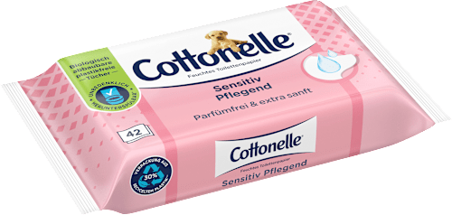 Feuchtes Toilettenpapier Sensitiv Pflegend Cottonelle